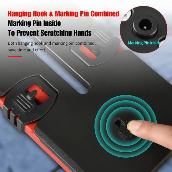 Precise Picture Hanging Tool with Level & Calibration | Adjustable Frame Positioning Tool | Professional Wall Art & Home Décor Leveling Accessory