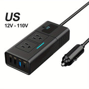 200W Car Power Inverter – 4 USB Fast Charging Ports