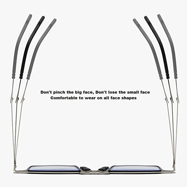 Folding Reading Glasses – Portable Pocket Readers for Men & Women | Blue Light Blocking, Rimless, Foldable Compact Design with Magnetic Protective Case