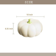 Pumpkin Snack Tray with Lid – Double-Layer Serving Container with 3 Compartments for Candy, Fruits