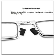 Folding Reading Glasses – Portable Pocket Readers for Men & Women | Blue Light Blocking, Rimless, Foldable Compact Design with Magnetic Protective Case