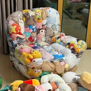 Inflatable Doll Lazy Sofa – Transparent Inflatable Chair