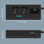 200W Car Power Inverter – 4 USB Fast Charging Ports