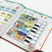Interactive English Learning Talking Book for Kids | 300+ Words Audio Sound Book | Early Educational Musical Toy for Toddlers Ages 3-6 | Touch & Learn with American Accent Audio